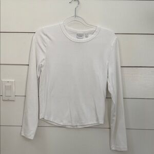 Sunday Best White Long Sleeve Tee